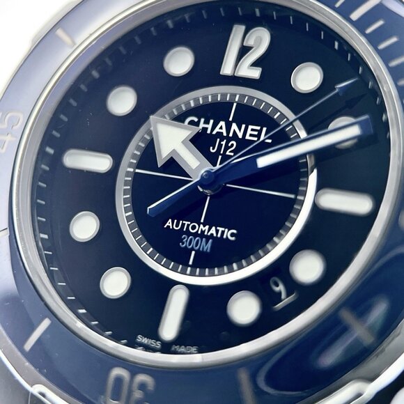 Chanel J12 Ceramic Black Dial 38mm Automatic Movement Men’s Watch J12 Marine - Picture 2 of 9
